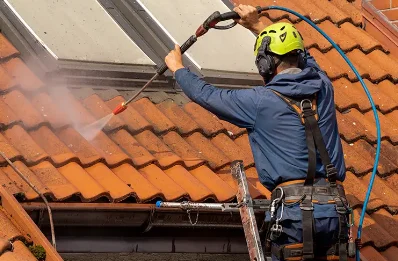Démoussage et hydrofuge de toiture à Bastide-de-Sérou